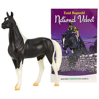Breyer Freedom Series National Velvet Horse and Book Set Book Series | 1:12 Scale Freedom Series Horse | Model #6180,Black and White