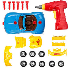 Load image into Gallery viewer, Big Mo&#39;s Toys 661-184 Build Your Own Race Car - STEM Toy Racing Car for Kids Gift, Yellow
