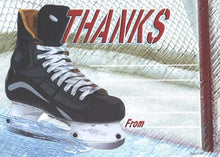 Load image into Gallery viewer, Lil Pickle Boys Hockey Skate Thank You, Fill-in Style, 8 Pack
