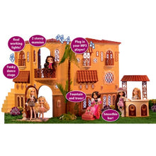Load image into Gallery viewer, Bratz World Mansion with Interior Lighting and Mirror Ball + More
