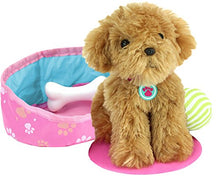 Load image into Gallery viewer, Sophia&#39;s Pets for 18&quot; Dolls, Complete Puppy Dog Play Set, Perfect Doll Toy for 18&quot; American Girl Dolls &amp; More! Cuddly Dog, Leash, Carrier, Bed, Food &amp; Play Dog Accessories by
