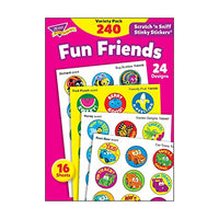 Trend Enterprises 1597425 Fun Friends Stinky Stickers Variety Pack - Pack of 240