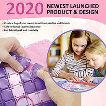 Load image into Gallery viewer, Buddy N Buddies Make Your Own Fashion Bag for Girls Age 6-10 Years Old, DIY Kits for Girls. DIY Bag for Girls, Fun Arts &amp; Craft Activity for Girl (Purse)
