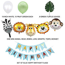 Load image into Gallery viewer, Birthday Balloons Set,Including Happy Birthday Banner,Green and White Balloons, for Birthday, Weddings, Party Decorations, Birthday Party Supplies

