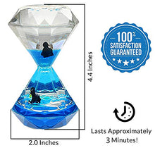 Load image into Gallery viewer, YUE MOTION Liquid Motion Bubbler Floating Sea Creatures, Diamond Shaped Liquid Timer for Fidget Toy,Autism Toys , Children Activity, Calm Relaxing and Home Ornament
