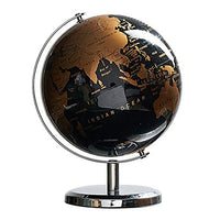 ECYC LED Light World Globe Rotating Retro Globe Gography Learning Globe World Map Kids Education Tool Home Desk Decoration