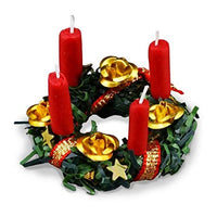 Dolls House Christmas Candle Advent Wreath Ornaments Reutter Porcelain Accessory