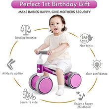 Load image into Gallery viewer, Baby Balance Bikes Toys for Boys Girls Cute Toddler First Bicycle Infant Walker Children No Pedal 4 Wheels (Purple)
