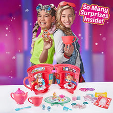 Load image into Gallery viewer, Itty Bitty Prettys Tea Party Surprise Teacup Dolls Playset (Series 1) by ZURU Toys for Girls (Over 25 Surprises) - Rocker and Unicorn, Pink Large Tea Cup
