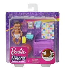 Load image into Gallery viewer, Barbie Skipper Babysitters Inc. Feeding and Changing Playset with Color-Change Baby Doll, Diaper Bag and Accessories

