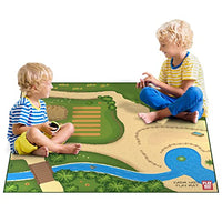 Farm Play Mat for Farm Toys | Foldable Solution |Large Size 57 x 57 | Farm Animals | Tractor Play| Activity Mat | by Play Mat Factory