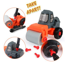 Load image into Gallery viewer, Liberty Imports Kids Take Apart Toys - 4-in-1 Build Your Own Toy Vehicle Construction Playset - Realistic Sounds and Lights with Tools and Power Drill (Construction)
