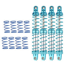 Load image into Gallery viewer, RC Shock Damper, 1/10 Metal RC Shock Damper with Spare Springs Compatible with TRX4 SCX10 D90, 4PCS(110mm)
