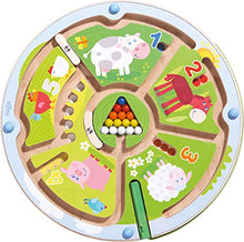 Load image into Gallery viewer, HABA Number Maze Magnetic Game STEM Toy Encourages Color Recognition, Fine Motor &amp; Counting
