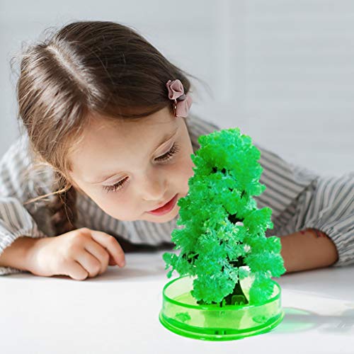 DLLLSW Paper Tree Magic Growing Tree Toy Boys Girls Novelty Xmas 10ml (Yellow)