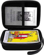 Load image into Gallery viewer, CarryingCase for Rider Tarot Deck Cards, Classic Tarot Cards Set Storage Box, Card Deck and Guidebook Rune Purse Organizer Holder Bag - Only a Hard Case for Sale, Not Included Tarot Cards
