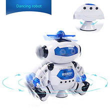 Load image into Gallery viewer, Dilwe Robot Toy, 360 Rotatable Lighting Dancing Humanoid Robot Kid Above for 4 Years Old
