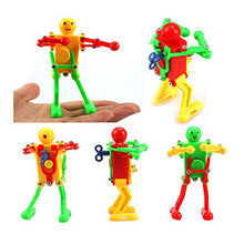 Load image into Gallery viewer, 5 Pcs Funny Spring Wind-up Dancing Walking Robot Toy for Kids, Robot Playset for Kids Role Playing, Robots Theme Party Activity
