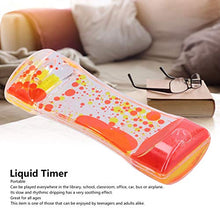 Load image into Gallery viewer, Liquid Timer, Double Color Liquid Motion Timer Desktop Toy Decorations Liquid Hourglass for Library School Classroom(Red Plus Yellow)
