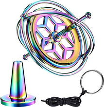 Load image into Gallery viewer, Metal Anti-Gravity Gyroscopes Colorful Spinning Top Gyroscope Balance Toy Gyroscope Relive Stress Toy Educational Gift Spinning Top Gyroscope Balance Gift Colorful

