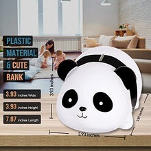 Load image into Gallery viewer, Panda Piggy Bank, Unbreakable Money Bank Saving Money Cute Coin Bank Jar, Kid&#39;s Plastic Shatterproof Money Bank Prefect Lovely Gifts for Adults, Kids, Lover, Decorations
