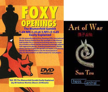 Load image into Gallery viewer, Foxy Chess Openings: The Blumenfeld Gambit DVD
