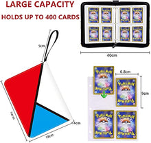 Load image into Gallery viewer, Card Binder Holder,Carrying Case Binder , Holds Up to 400 Cards - Trading Cards Collectors Album with 50 Premium 4-Pocket Pages
