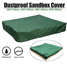 Load image into Gallery viewer, DGHAO Sandbox Cover Tool Sandpit Oxford Cloth Farm Shelter Canopy All-Purpose Protective Accessories Square Dustproof Waterproof with Drawstring Garden(180x180cm)

