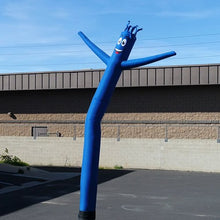 Load image into Gallery viewer, Blue Solid Advertising 18 Foot Tall Inflatable blow up Tube Man Guy Replacement Body ONLY Promotion Flailing Air Powered Waving Puppet
