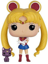 Load image into Gallery viewer, Funko POP Anime: Sailor Moon with Luna Action Figure

