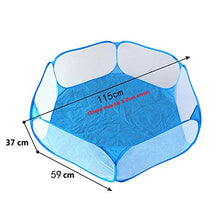 Load image into Gallery viewer, Jacone Portable Cute Blue Hexagon Children Ball Pit, Indoor and Outdoor Easy Folding Ball Play Pool Kids Toy Play Tent with Carry Tote, Balls Not Included
