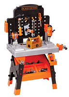 Black+Decker 81878 BLACK+DECKER Power Tool Workshop - Play Toy Workbench for Kids with Drill, Miter Saw and Working Flashlight - Build Your Own Tool Box  75 Realistic Toy Tools and Accessories