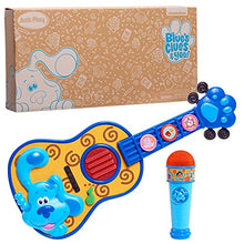 Load image into Gallery viewer, Blue&#39;s Clues &amp; You! Sing-Along Guitar and Microphone 2-Piece Pretend Play Set, Lights and Sounds Toy Instruments, Amazon Exclusive, by Just Play
