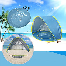 Load image into Gallery viewer, MEMOVAN Baby Beach Tent with Pool, Pop Up Portable Baby Shade Canopy 50+ UPF UV Protection Sun Shelter Summer Outdoor Tent for Aged 3-48 Months Baby Kids Parks Backyard Beach Shade
