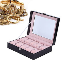 Load image into Gallery viewer, Jewelry Display Case, Commercial Watch Display Box Artificial Leather for Jewelry Shop for Watch Shop

