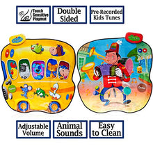 Load image into Gallery viewer, Double Value Touch Sensitive Music Mat, Animal Bus &amp; Full Orchestra with 20 Instrument &amp; Animal Sounds Along with 6 Demo Songs &amp; Volume Control, Great Toy for Kids &amp; Toddlers by Dimple
