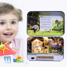 Load image into Gallery viewer, DIY Miniature Dollhouse Farm,3D Retro Tin Box Dollhouse Farm Assembled Box House Model Kit
