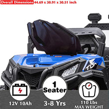 Load image into Gallery viewer, sopbost 4WD Ride On Car for Kids Ride On Truck with Parental Remote Control 12V Electric Motorized Off-Road UTV Single Seater Ride On Toy for Toddlers Boys Girls, Blue
