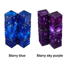 Load image into Gallery viewer, 2 PCS Antistress Infinite Cube Infinity Cube Magic Cube Puzzle Flip Cube Ball Time Killer Fidget Finger Toy for Office Staff Adults &amp; Kids
