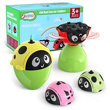Load image into Gallery viewer, Pull Back Cars Toy for Toddlers, Joypath Mini Small Animal Toy Cars Set, Friction Powered Push and Go Cars, Gifts for 3 Year Old Boys Kids(4 Packs)
