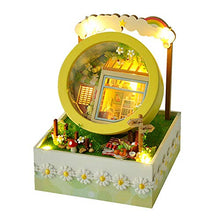 Load image into Gallery viewer, ZQWE Hand-Made 3D Assembled Puzzle for Adult Creative Garden Box Model Toy House Kit Hanging/Placement Craft Night Light Brithday (B Yellow can be Placed)
