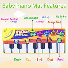Load image into Gallery viewer, Ywen Piano Mat Musical Instruments for Toddlers 1-3, Animal Sounds Baby Musical Toys,Toddler Educational Toys for 1 Year Old Boys Birthday Gifts
