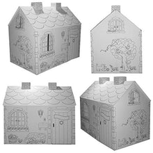 Load image into Gallery viewer, My Very Own House Cardboard Coloring Playhouse Cottage, 49&quot;H x 36&quot;L x 55&quot;W
