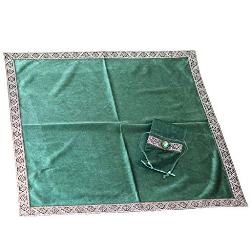 Altar Cloth Velvet Cards Tablecloth with Bag Board Game Accessories