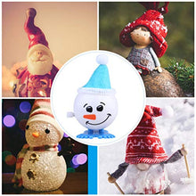 Load image into Gallery viewer, Amosfun 4pcs Christmas Wind Up Toys Xmas Clockwork Toy Snowman Xmas Party Favors Novelty Jumping Toys Stocking Stuffers (Blue)
