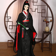 Load image into Gallery viewer, MEShape 1/3 Handmade BJD Boy Doll Ancient Costume, Handsome Hanfu Set for SD Doll Clothes Dress Up Accessories, Suitable for Your Favorite Doll
