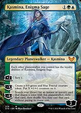 Load image into Gallery viewer, Magic: The Gathering - Kasmina, Enigma Sage (279) - Borderless - Strixhaven: School of Mages
