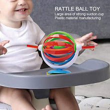 Load image into Gallery viewer, Leftwei Romantic Valentine&#39;s Day Baby Rattle Toy, Durable Interesting Dining Table Toy Rotational Colorful Rattle Toy, for Baby(Rainbow Rattle Ball)
