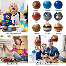 Load image into Gallery viewer, Xiaoling Solar System Stress Ball, 10pcs Squeeze Balls Relaxing Planet Toy, Galaxy Planetary Pressure Balls Set, Astronomy Universe Educational Toys, Anxiety Sensory Toys for Kids Teens Adults
