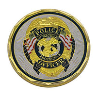 St. Michael Police Officers Challenge Coin,Patron Saint of Law Enforcement Prayer Coins